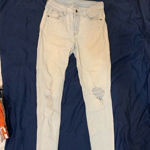 Washed jeans